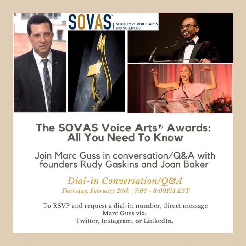 The SOVAS Voice Arts Awards All You Need To Know Abaton Calendar